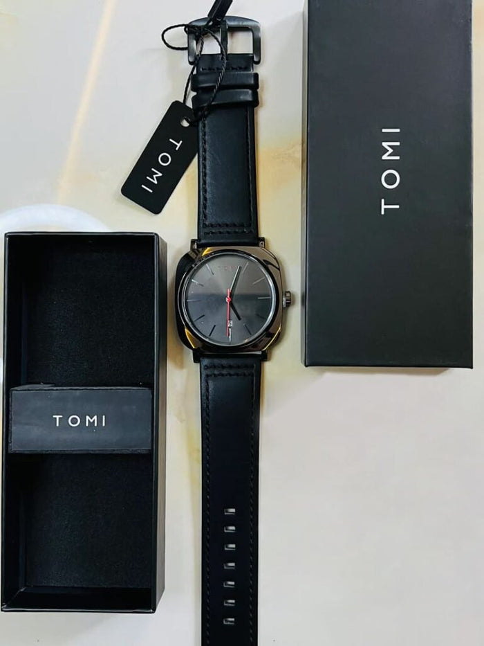 Tomi Black Business Class Watch - Precious Mart