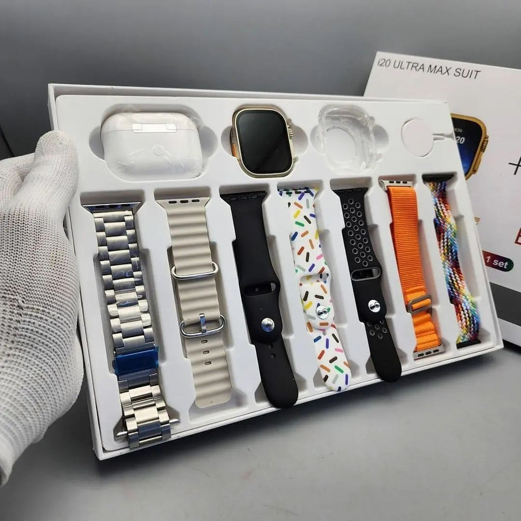 I20 Ultra Max Smart Watch With Airpords - Precious Mart